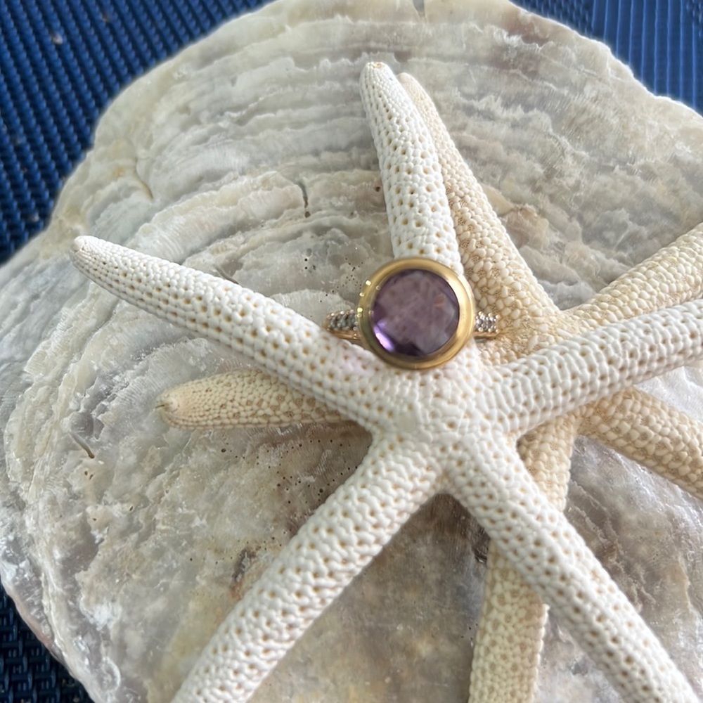 14kt. Gold Amethyst Ring